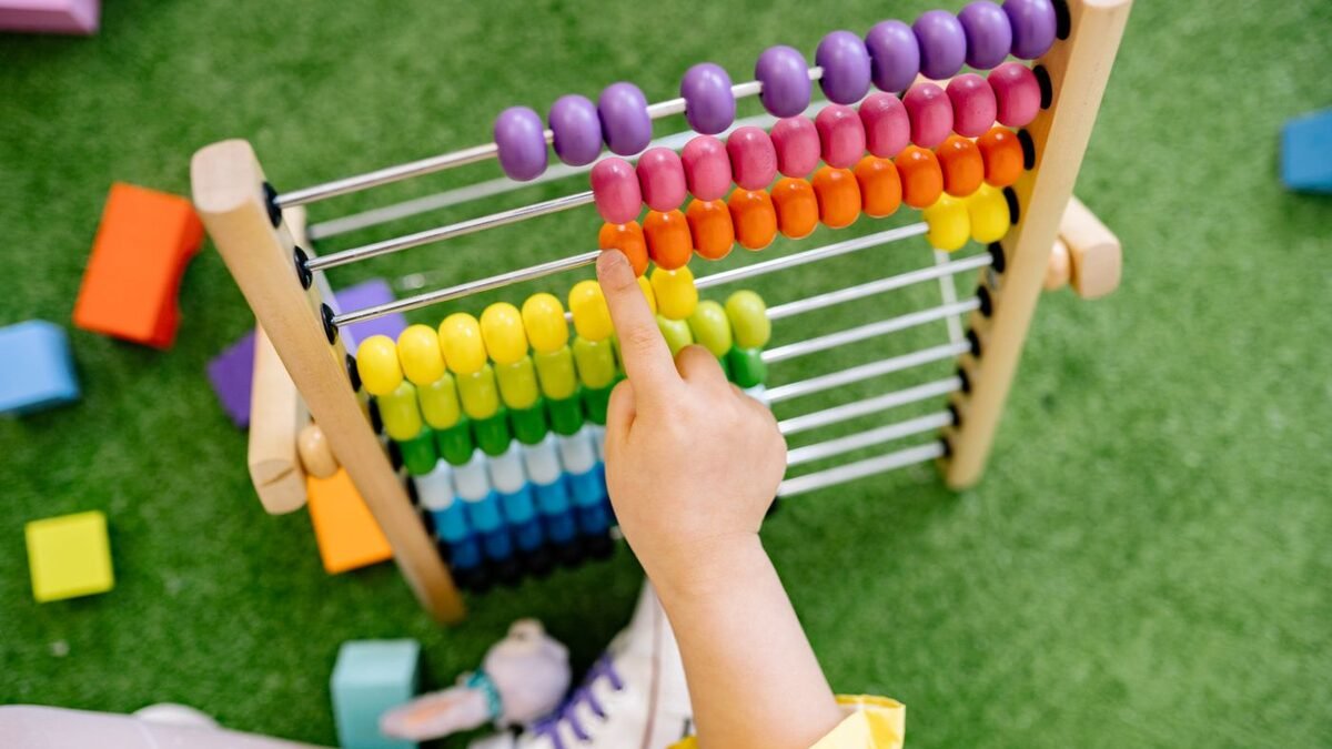 A child doing a hands-on activity, Ages 6-8