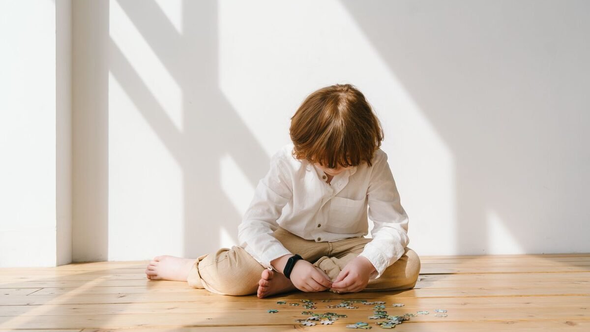 A child doing a hands-on activity, Ages 9-12